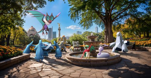 Pokémon GO Área Silvestre Ciudad de México con Dialga y Palkia Dinamax