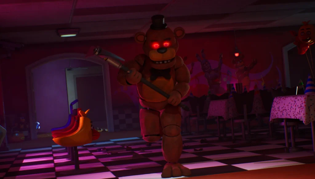 Fortnite FNAF durante Fortnitemares 2026 con Freddy Fazbear, Bonnie, Chica y Foxy