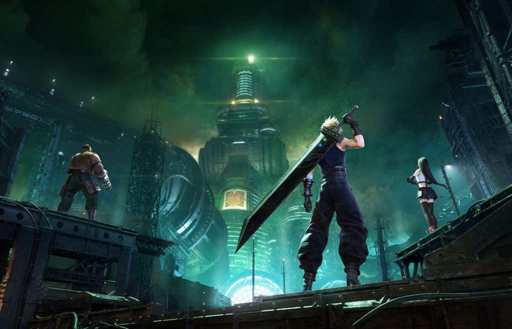 Equipo de Oye Gaming durante el adelanto de Final Fantasy VII Revelation